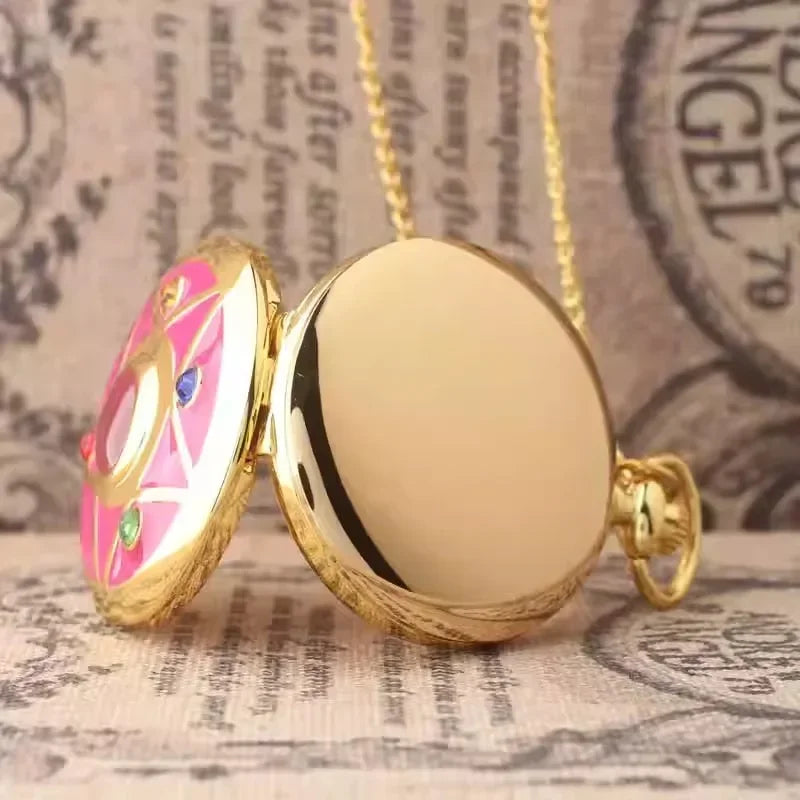 Sailor Moon Moon Prism Pocket Watch Second Generation Lifewith sailor moon Card Captor Sakura accessories holiday gift