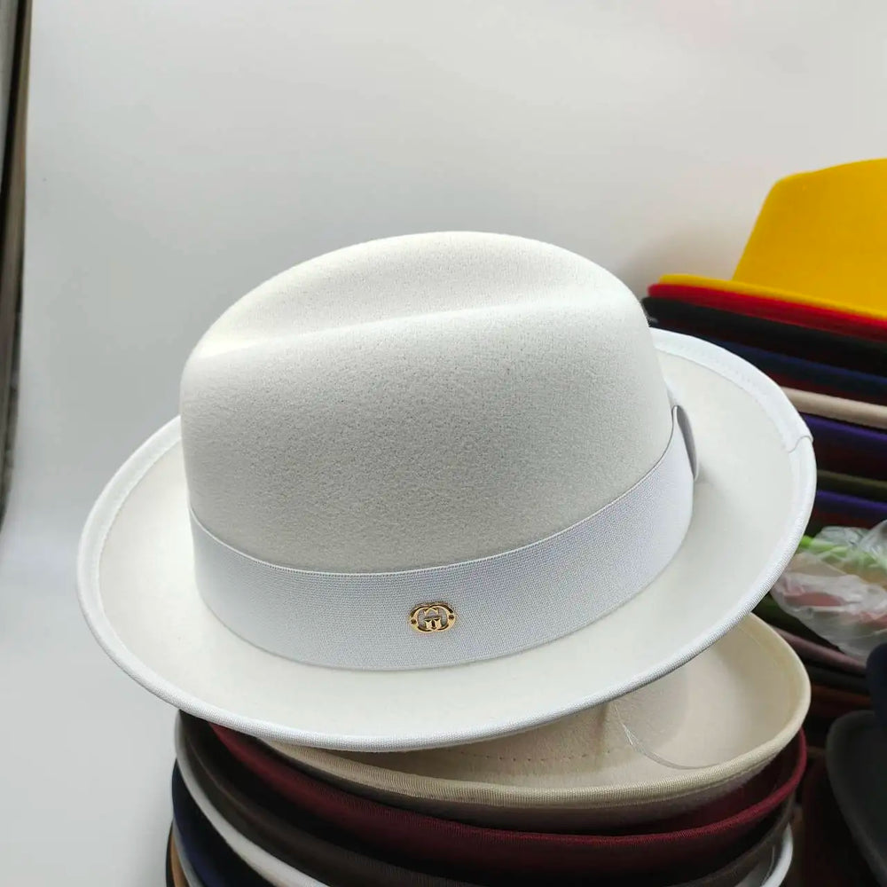 Pork Pie Fedora Hat — Classic Bowler Cosplay Hat 5