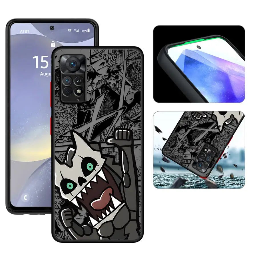Anime Kaiju No.8 Phone Case for Xiaomi Redmi Note 11Pro 11T 14 10Pro 9 11S 9S 12 13 Pro 10S 9Pro 11 8 Matte Cover