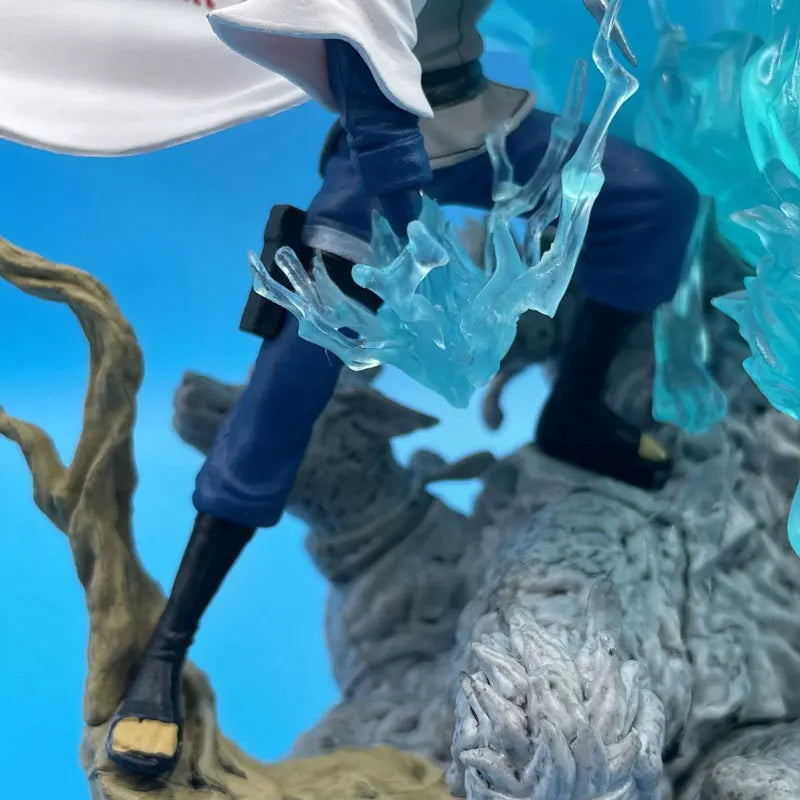 Naruto Anime Figure GK Hatake Kakashi 22cm Action Figure PVC Characters Desktop Ornaments Friends Birthday Gifts Toys