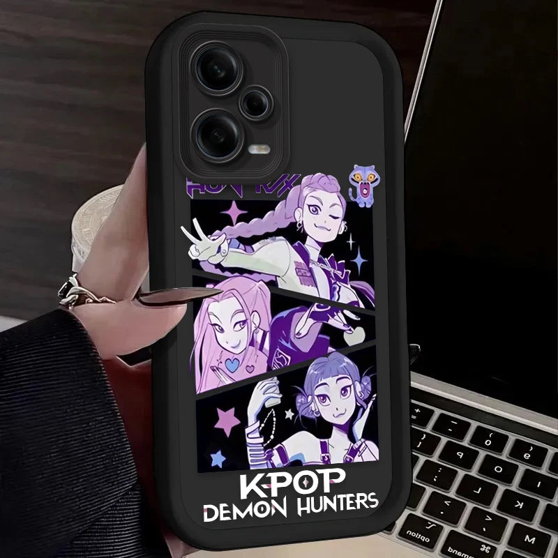 D-demon H-Hunters K-Kpop Case For Xiaomi Redmi Note 13 14 12 11 Pro Plus 5G 14S 12S 11S 10S 10 9 Redmi 14C 13C 12C 12 4G Cover