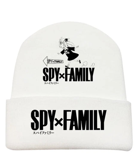 New Spy×Family Peripherals for Men and Women New Personalized Creative Letter Printing Soft, Comfortable and Warm Knitted Hats