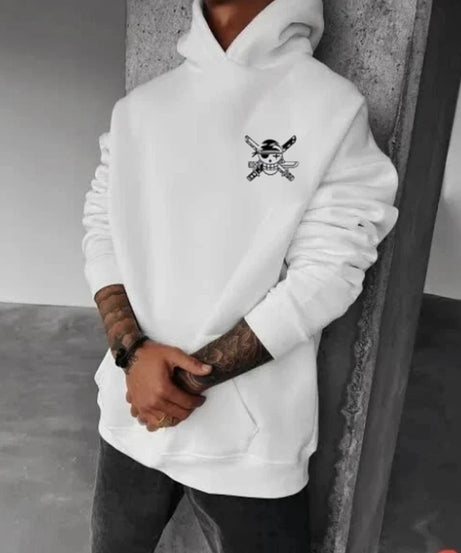 Unisex Anime One Piece Print Hoodie Sweatshirt Oversized Men's Clothing Autumn Casual Y2k Loose Cotton Women Long Sleeve Tops