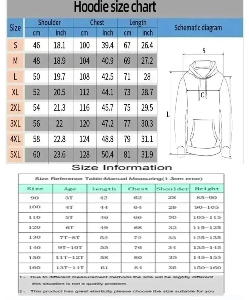 Demon Slayer Co-branded Hoodie Autumn/Winter New Men's and Women's Anime Printed Loose Casual Harajuku Parent-child Sweater Top