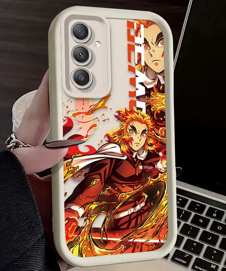 Anime Demon Slayer Phone Case For Samsung Galaxy A14 A15 S21 S22 S23 S24 FE Plus Ultra A25 A35 A52 A53 A54 A55 5G Cover