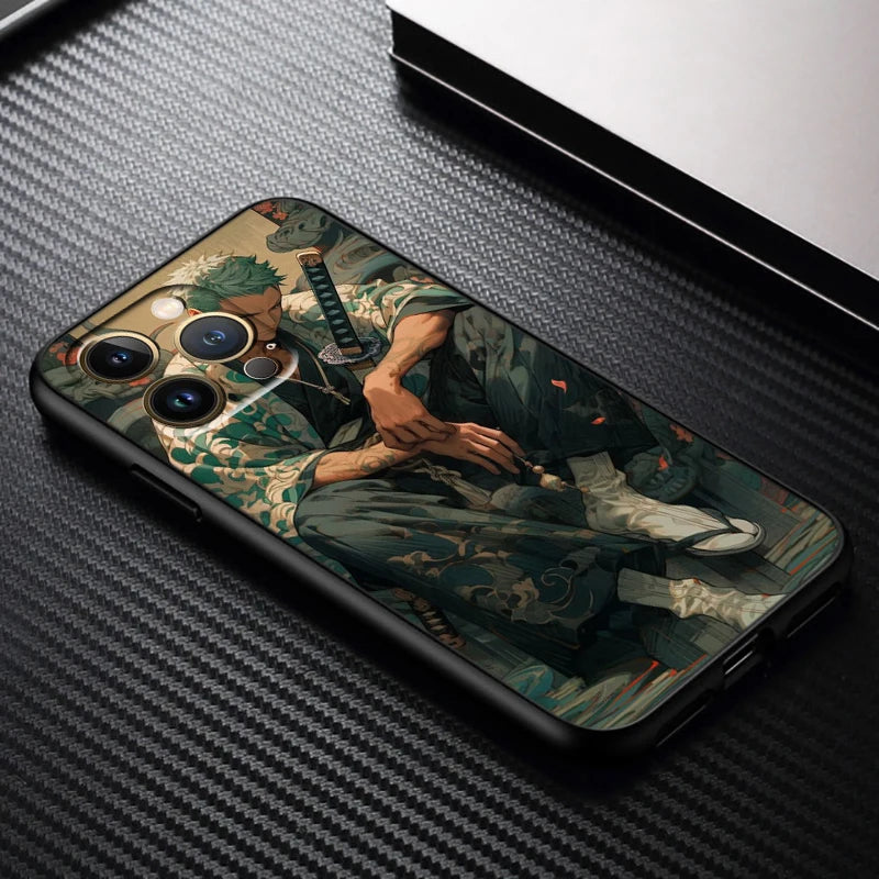 One Piece Zoro iPhone 15-7 SE Pro Max Phone Case