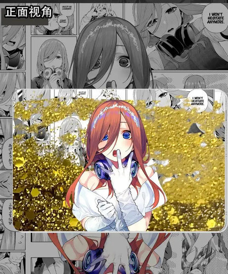 The Quintessential Quintuplets Nakano Miku Quicksand Mahjong Acrylic Brick Hanging Stand Holiday Gifts