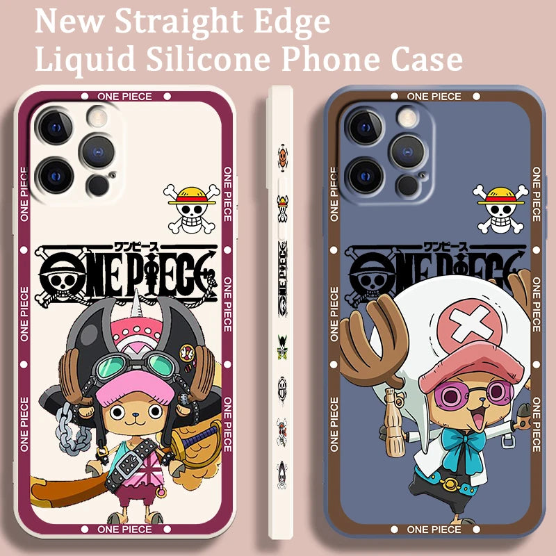 One Piece Chopper Liquid Rope Case for iPhone 15/14/13/12/11/XS/XR