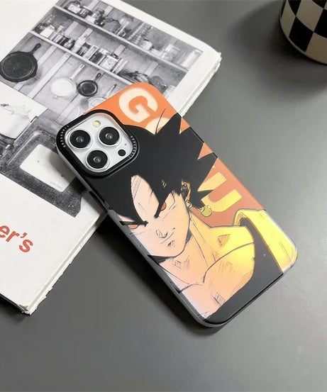 Dragon Ball Goku Phones Cases for IPhone 14 Pro Max Plus 11 12 13 Anime Super Saiyan Creative Shockproof Frosted Cover