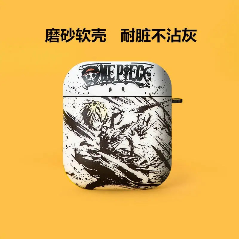 Anime One Piece Airpods1/2 Protective Case for Iphone Pro Bluetooth 3Rd Generation Earphones with Anti Drop Frosted Soft Shell