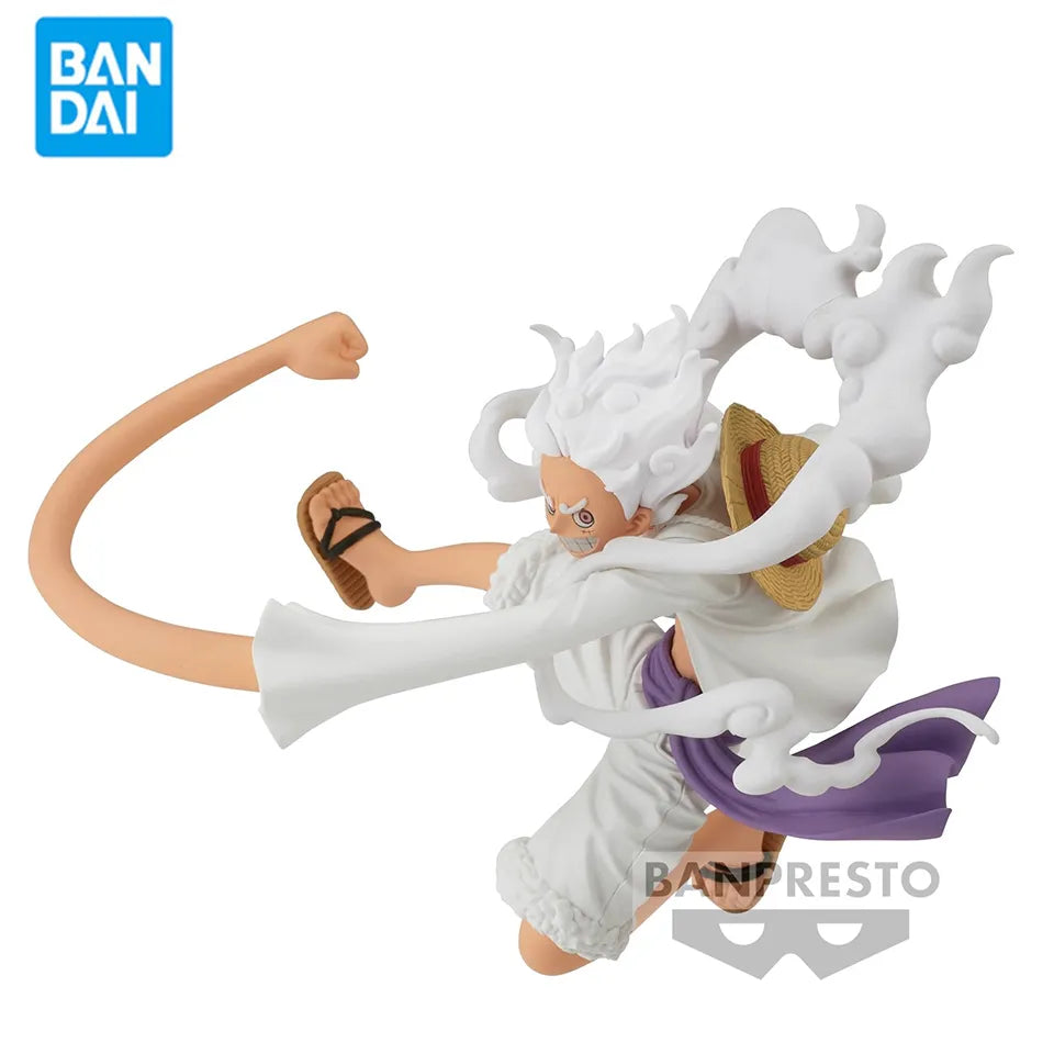 Original Genuine Banpresto One Piece 15cm Luffy Gear 5 Decoration Kawaii Action Figures Figurine Collection Toy Children's Gifts