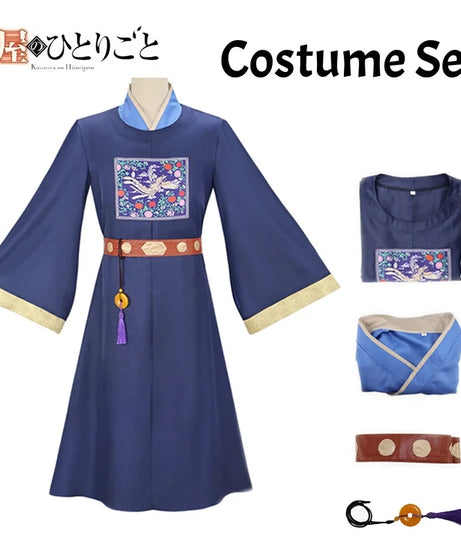 Jinshi Cosplay Costume Fantasy Anime The Apothecary Diaries Disguise for Men Roleplay Hanfu Outfits Halloween Carnival Clothes