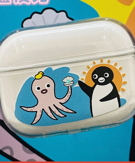Cute Magic penguin cute cartoon Case for AirPods 2 3 Generation Cover for Apple AirPods Pro 2nd Gen Air Pods case