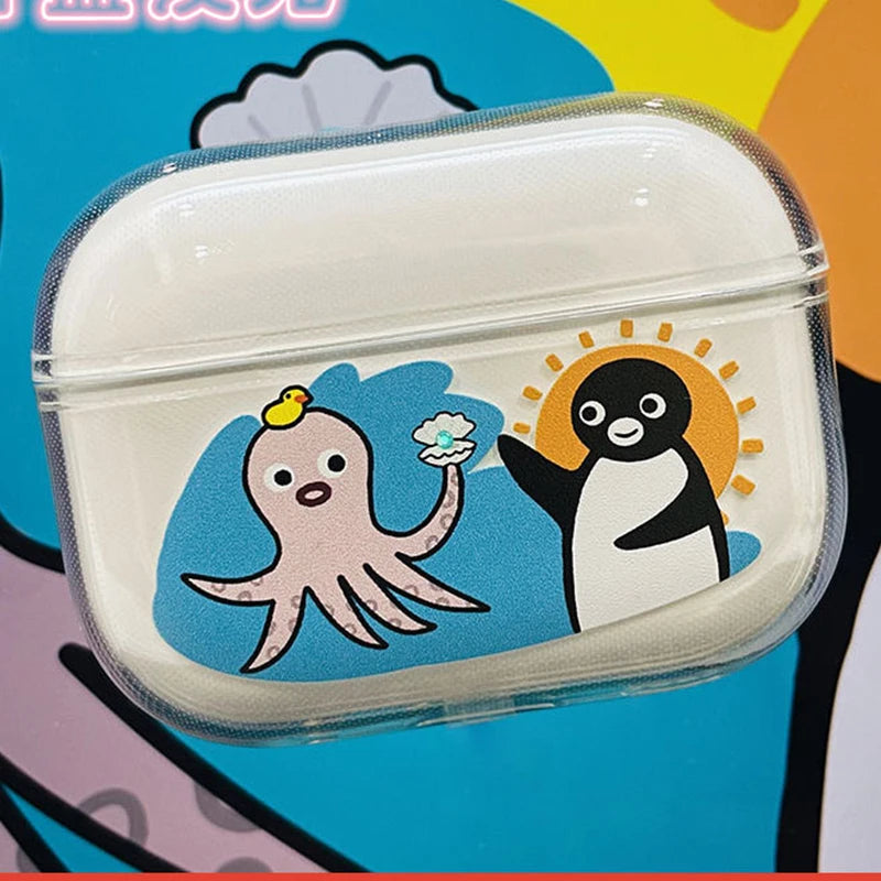Cute Magic penguin cute cartoon Case for AirPods 2 3 Generation Cover for Apple AirPods Pro 2nd Gen Air Pods case