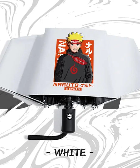 Naruto anime peripheral automatic umbrella Naruto Namikaze Minato Uchiha Itachi Kakashi Haruno Sakura sunshade umbrella gift