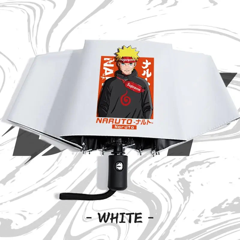 Naruto anime peripheral automatic umbrella Naruto Namikaze Minato Uchiha Itachi Kakashi Haruno Sakura sunshade umbrella gift