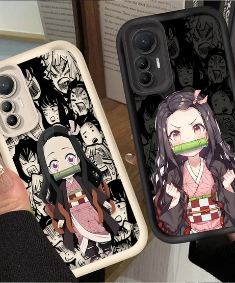 Cute Anime Demon Slayer Case For Xiaomi Poco C65 X7 X6 F6 F5 X5 X3 NFC F3 M6 Pro 4G Mi 13 12 11 Lite 5G 14 13T 12T 11T 14T Pro