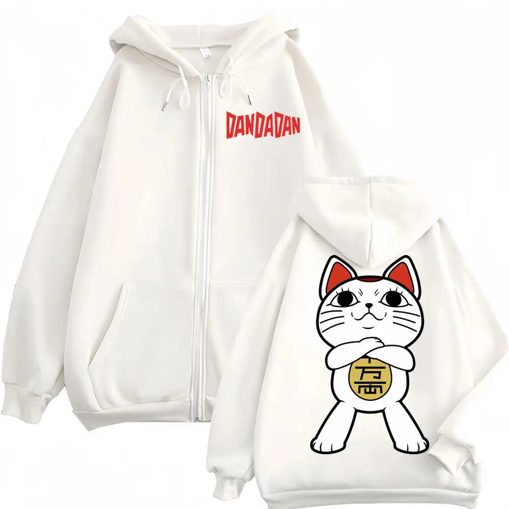 Anime Dandadan Turbo Granny Graphic Zipper Hoodie – Men & Women Zip-Up Sweatshirt 3