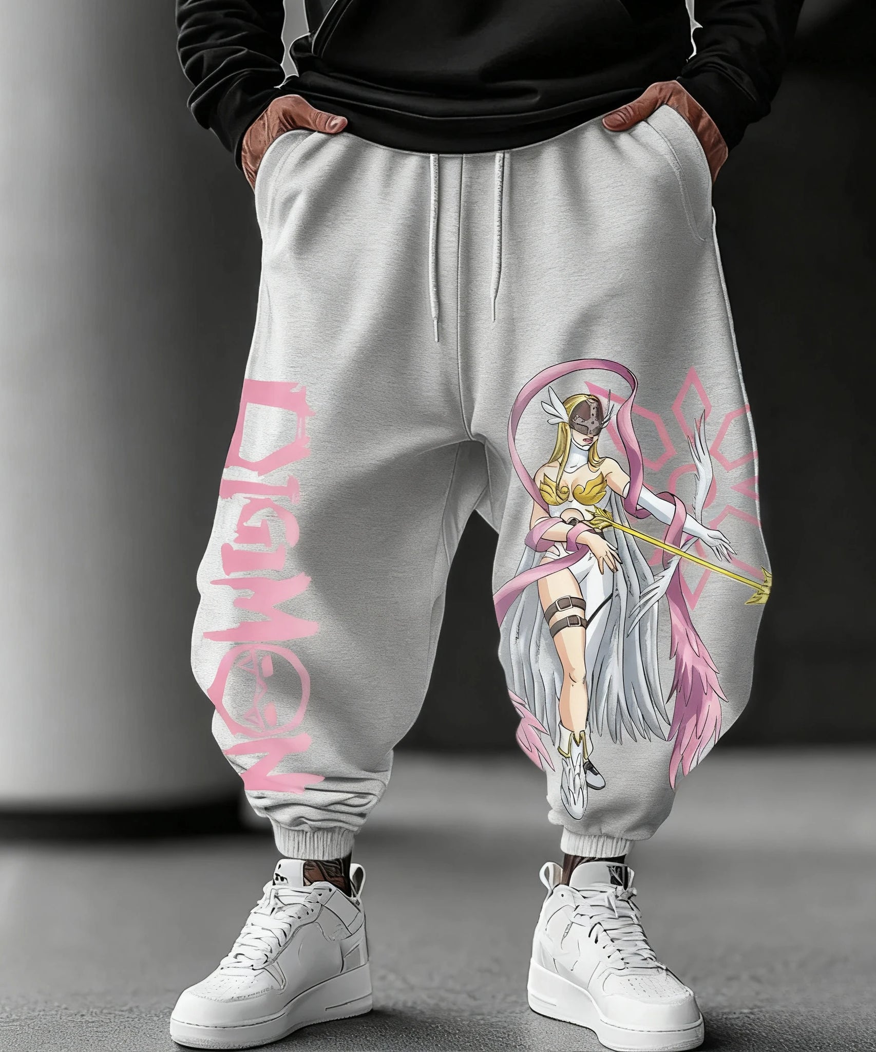 Digimon Anime Men Women Jogger Pants Sweatpants Loose Fit Streetwear Casual Cotton Summer Cartoon Printed Hip Hop Y2k Clothes