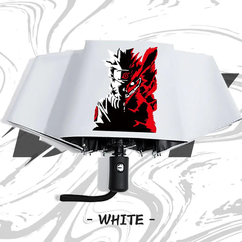 Naruto anime peripheral automatic umbrella Naruto Namikaze Minato Uchiha Itachi Kakashi Haruno Sakura sunshade umbrella gift