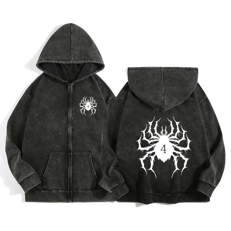 Hunter x Hunter Zip-Up Hoodie – Unisex Anime Streetwear Pullover