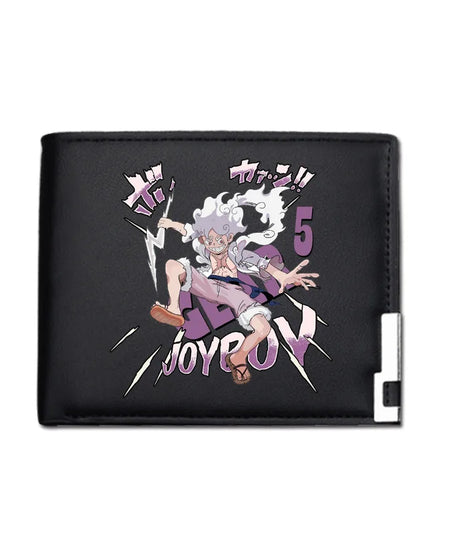 One Piece Luffy Ace Anime Peripheral Zipper New PU Wallet Handsome Personality Boy Print Coin Purse Short Card Pack Holiday