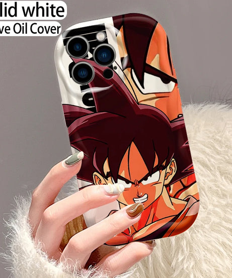 Dragon Ball Goku Art iPhone 15/14/13/12/11/XR/XS Pro Max Soft Case