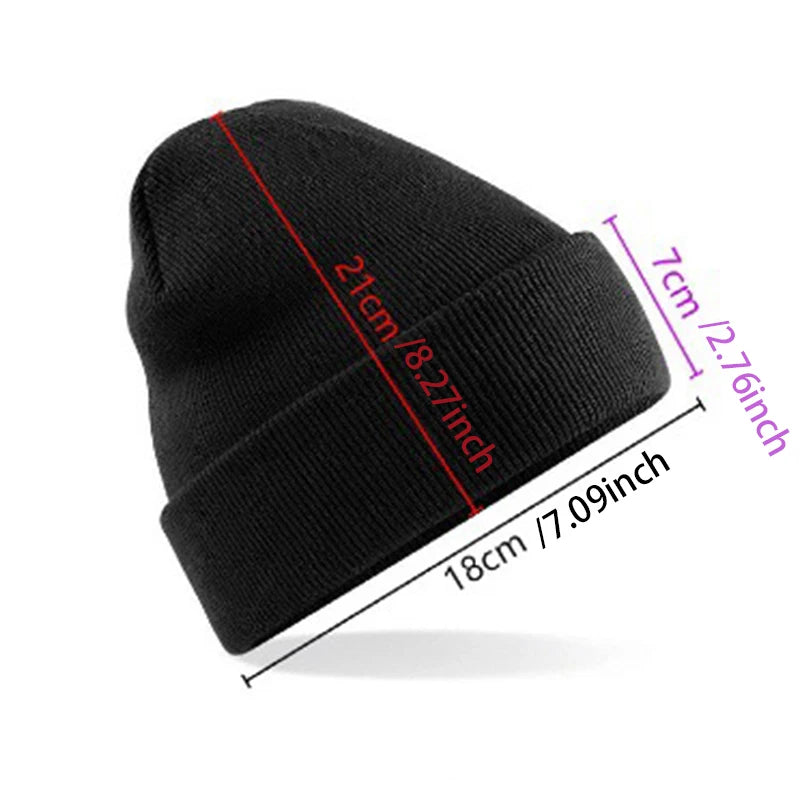 Kpop Demon Hunters Kawaii Knitted Hat for Girls Anime Cute Knit Hats Children Autumn Winter Windproof Warm Hats Gifts