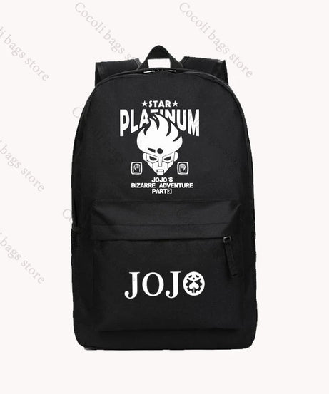 Anime JoJo's Bizarre Adventure Print Backpack School Bag Large Capacity School Backpack Oxford Teenage Youth Backpacks