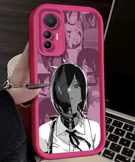 Anime Chainsaw Man Reze Case For Xiaomi Poco X7 X6 X5 X3 NFC F7 F6 F5 F3 M7 M6 Pro 4G 5G Mi 12 11 Lite NE 5G 13T 12T 11T 14T Pro