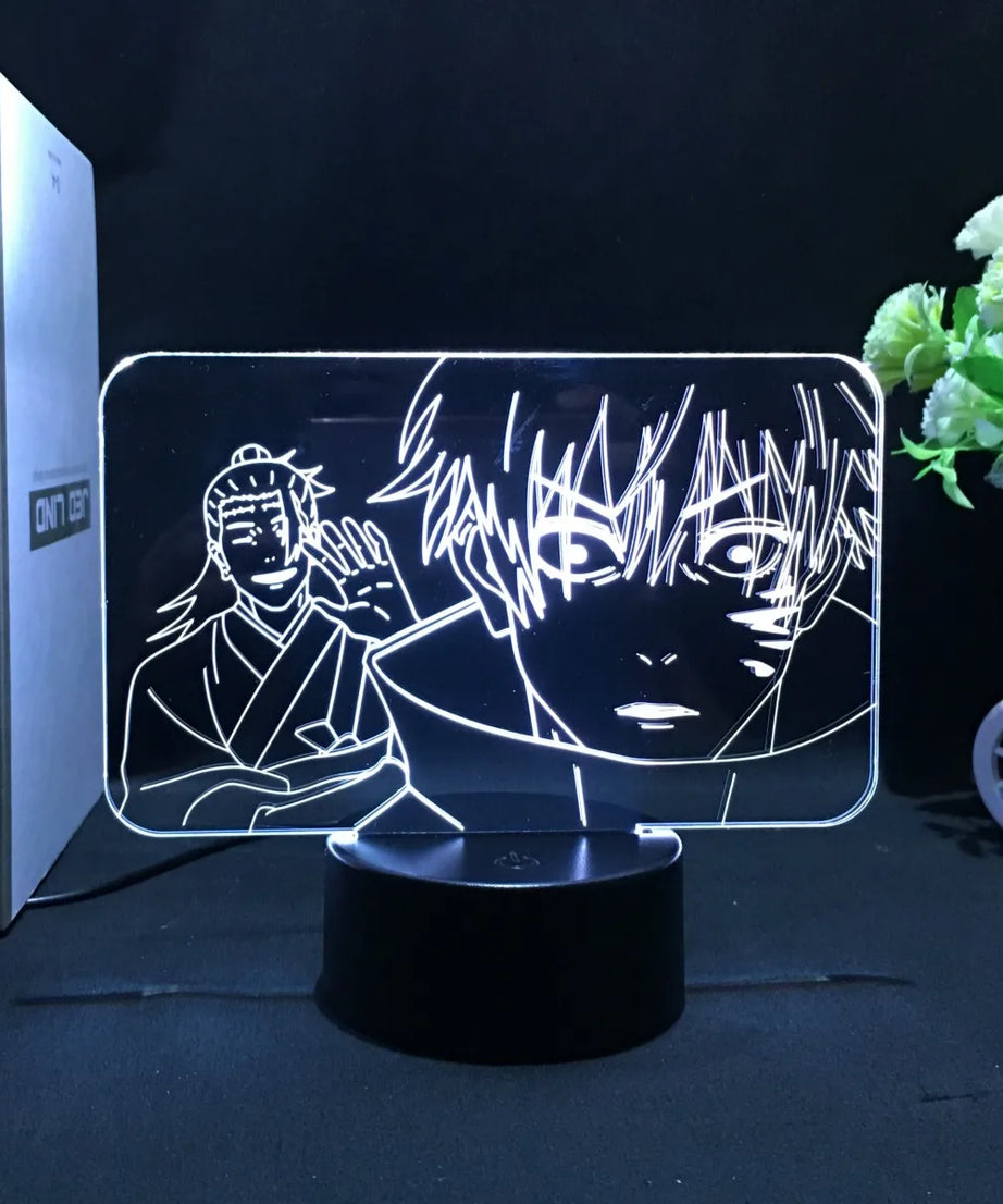 Jujutsu Kaisen Anime Ryomen Sukuna Figure  3D LEDNight Light for Anime Lamp Birthday Gift