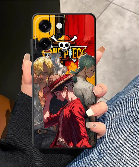 Anime Luffy Zoro Phone Cover Case for Oppo A76 A96 A84 A78 A98 F9 F11 F29 A83 A93 A74 Reno 4F 5 6 7 8 10 11 14