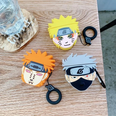 Kawaii Naruto Airpods Naruto Airpodspro Earphone Shell Cute Uzumaki Naruto Hatake Kakashi Cartoon Apple Bluetooth Case