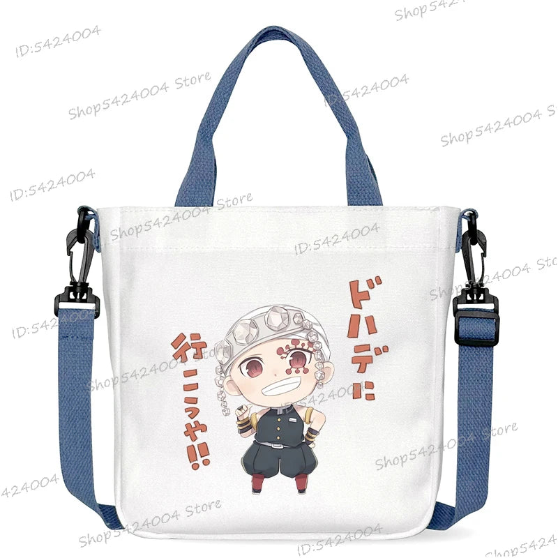 Demon Slayer Crossbody Bag – Rengoku & Tengen Graphic Print Shoulder Bag