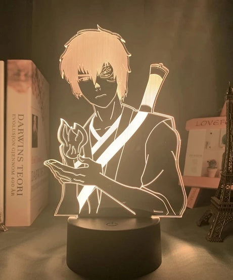 Anime Avatar The Last Airbender  3D LED Lamp Aang Zuko Iroh Toph Beifong Suki Figure Nightlight  for Kids Child Bedroom Decor