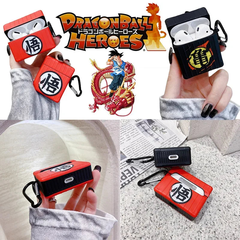 Dragon Ball Goku Wireless Bluetooth Earphone Cases for Airpods 1 2 3 Pro Cover Headphone Accessorie Skin Sticker Protective Box