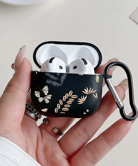Anime Leaves Pattern Earphones Case for Airpods 1/2 4 3 for Airpod Pro and Pro 2 Protective Cover Gift for Lover Family Friends