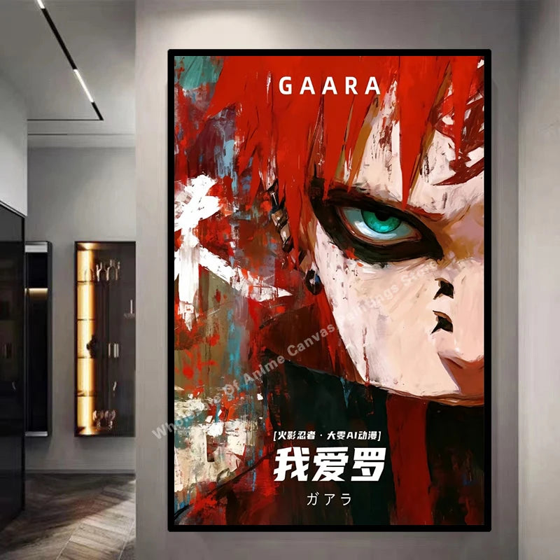 Naruto poster by Kakashisuke Itachi Uchiha Akatsuki Anime character oil painting modern home decoration mural