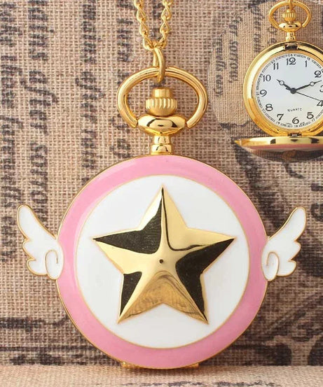 Sailor Moon Moon Prism Pocket Watch Second Generation Lifewith sailor moon Card Captor Sakura accessories holiday gift