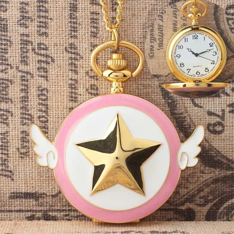 Sailor Moon Moon Prism Pocket Watch Second Generation Lifewith sailor moon Card Captor Sakura accessories holiday gift