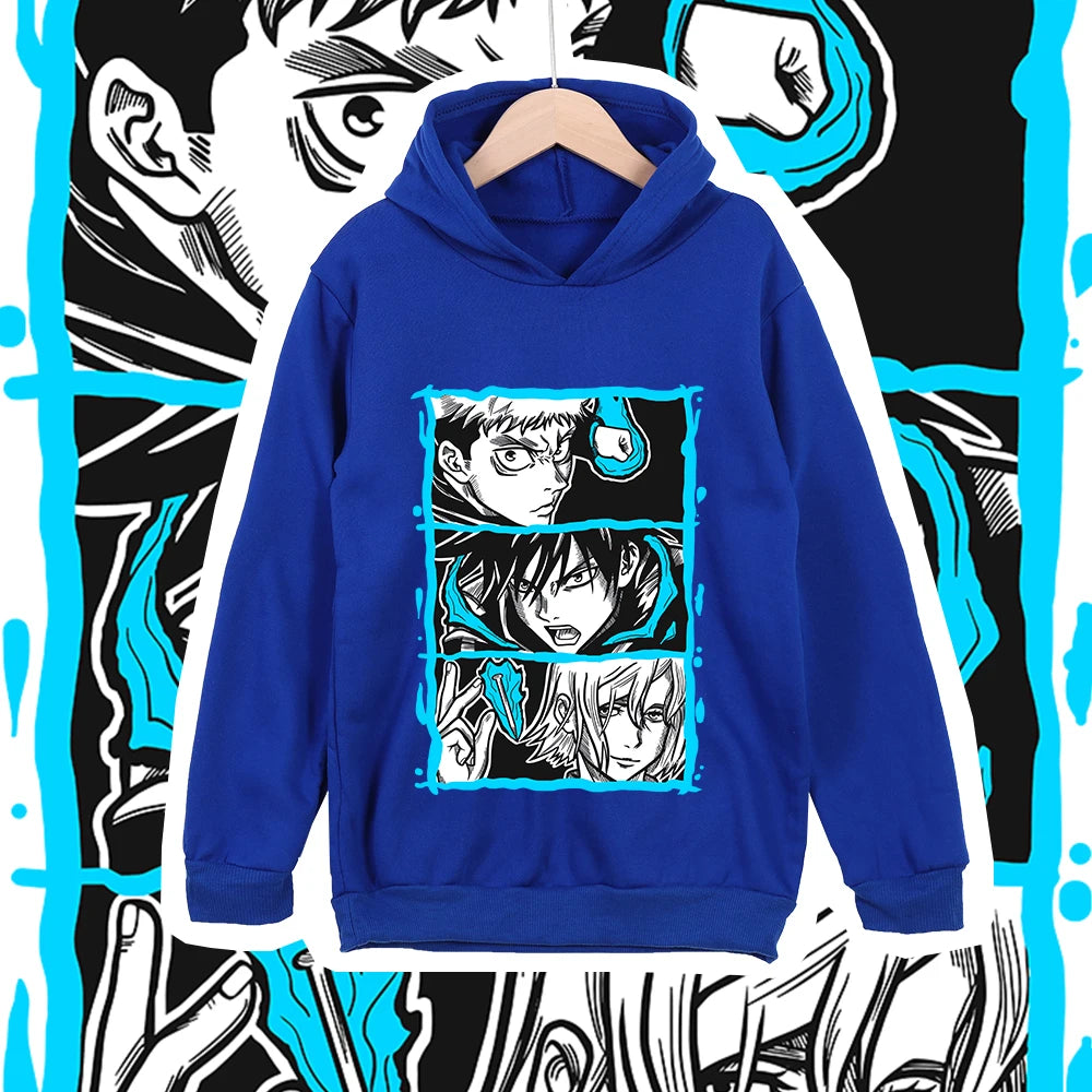 Jujutsu Kaisen Yuji, Megumi & Nobara Kids Anime Cotton Hoodie – Unisex Sweatshirt 4