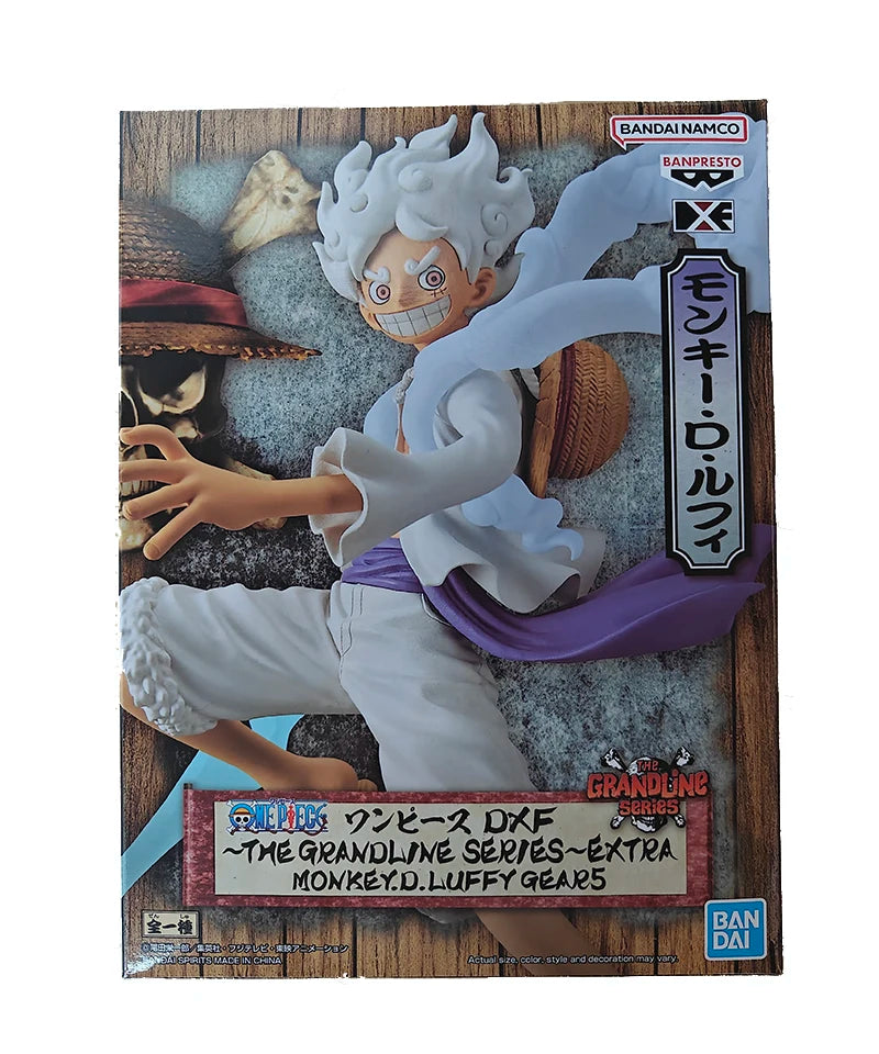 Luffy Gear 5 Figure – Banpresto One Piece Grandline DXF 15cm Collectible