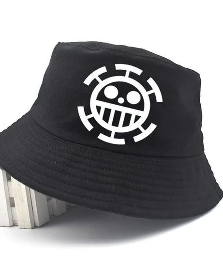 Anime One Piece Luffy Embroidery Bucket Hat