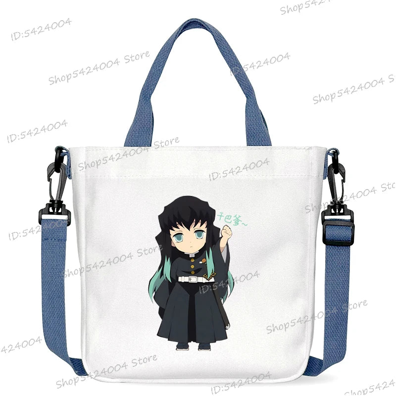 Demon Slayer Crossbody Bag – Rengoku & Tengen Graphic Print Shoulder Bag