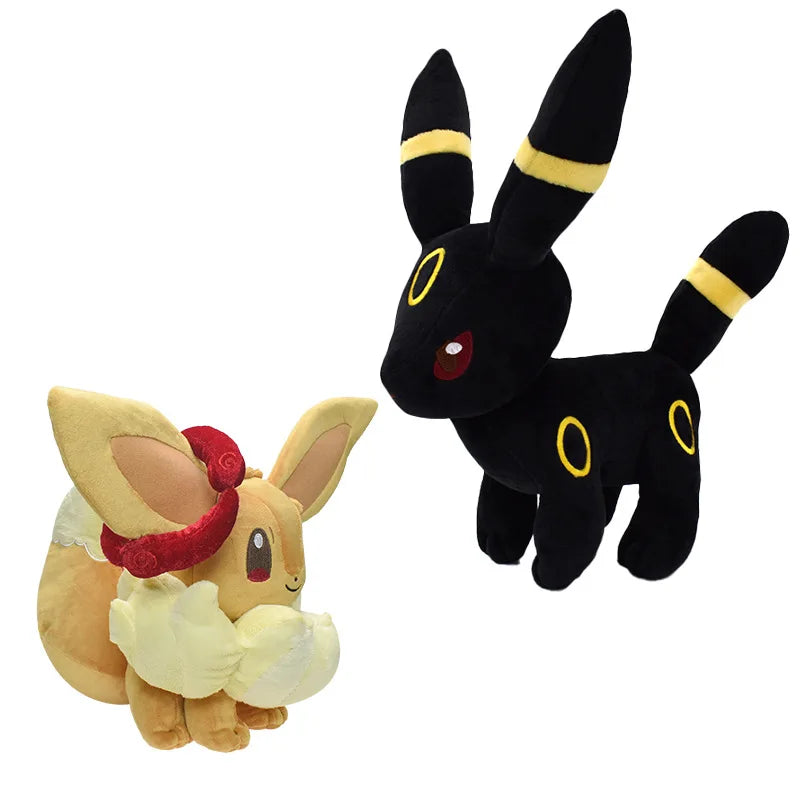 35cm Cute Pokemon standing posture Super Mega Eevee Plush Doll Pillow Decoration Birthday Gift Toy