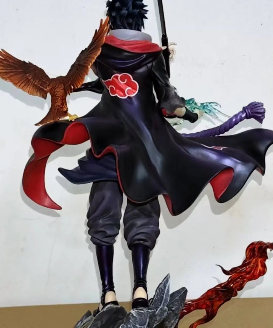 24cm Naruto Uchiha Sasuke Anime Figure Uzumaki Naruto Action Figurine Model Pvc Statue Desk Ornament Collection Toy Xmas Gift