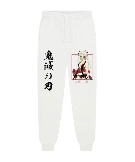 Anime Demon Slayer printed trousers men's comfortable fleece pants jogging men's trousers casual versatile sweatpants S-3XL