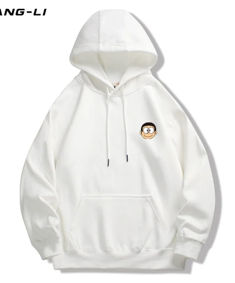 Doraemon Couple Hoodie – Nobita, Shizuka & Gian Cartoon Sweater (Unisex)