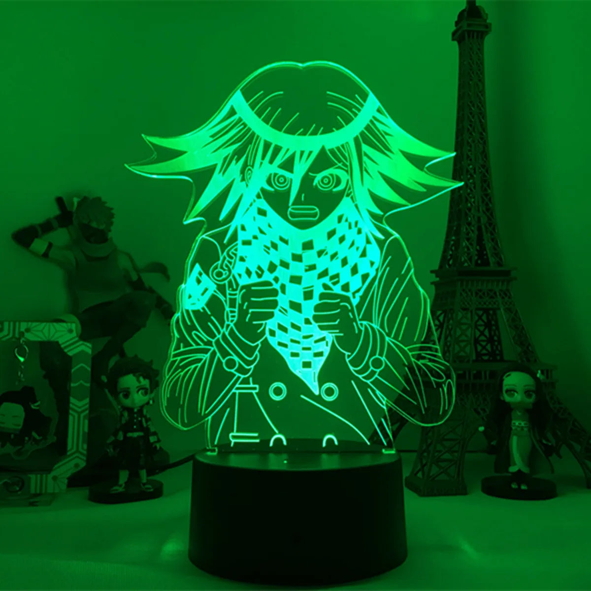Anime Danganronpa V3 Nagito Komaeda Led Night Light Nagito Komaeda Game Figure Bedside Lamp for Bedroom Decor Kids Manga Gifts