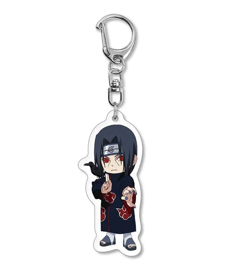 Naruto Keychain Key Accessories Acrylic Key Holder Kakashi Key Chain Ring Jewelry Bag Pendant for Girl Trinket Gift New